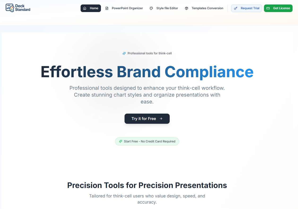 DeckStandard.com - Professional tools for think-cell